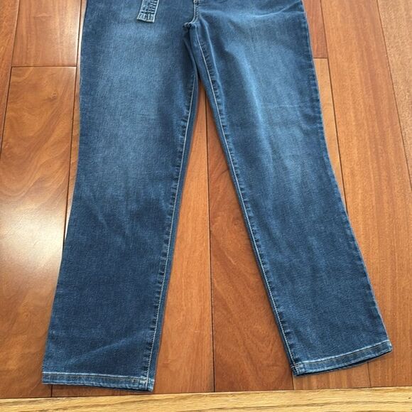 NWT KUT from the cloth Reese High Rise Ankle Straight Paperbag Waist Jean Size 4 - Picture 4 of 12
